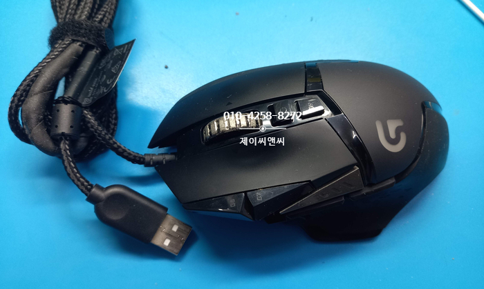  로지텍 g502 hero 마우스 더블클릭 증상으로 마우스수리 [일산마우스수리]