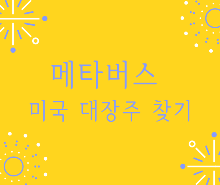  메타버스 관련 미국 유망 기업들의 강점