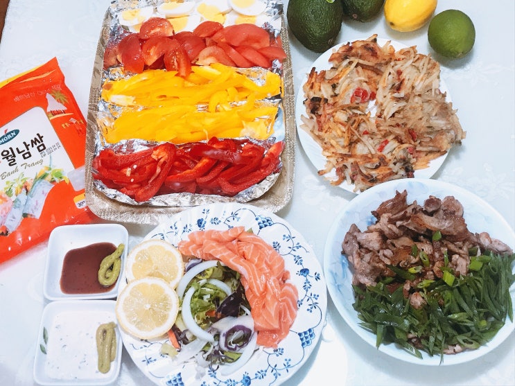  쿼카의 이번주 집밥 식단! + 옥상 텃밭 유기농 수확물