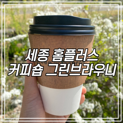  세종 그린 브라우니 홈플러스세종점 / 어진동 카페 추천