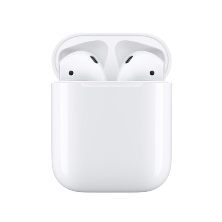 가성비 좋은 애플 유선 무선충전 에어팟 2세대, 흰색, 세트로 하다 좋아요