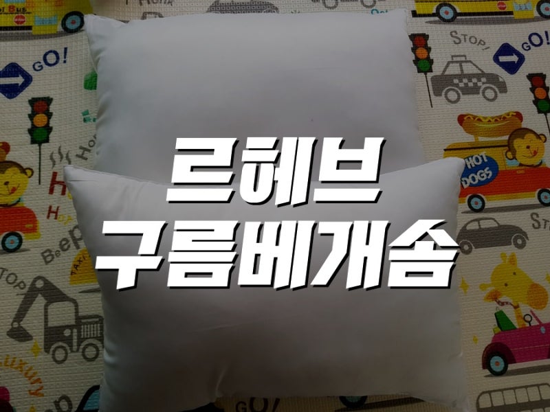 낮은 베개솜 40×60! 지퍼형 4개 득템