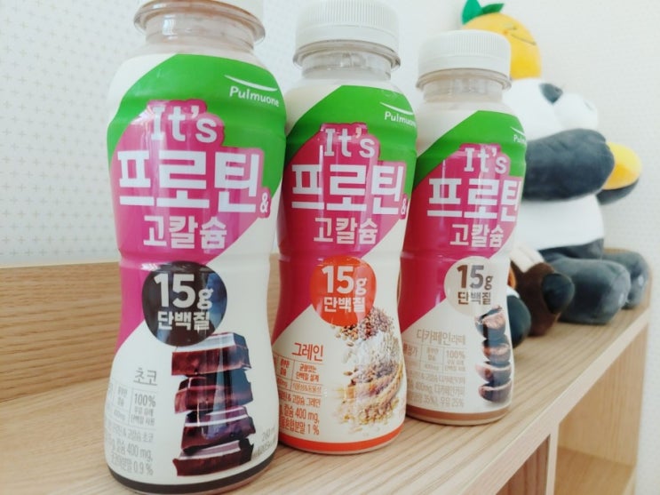  건강하게 즐기는 단백질드링크 풀무원 잇츠프로틴 고칼슘 후기