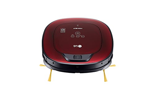 인지도 있는 LG 로봇청소기 독일배송LG VR8602RR HomBot Square Turbo Series 9+ 어린이와 카펫이있는 가정용 진공 청소기 로봇 샤이니 레드-40100,