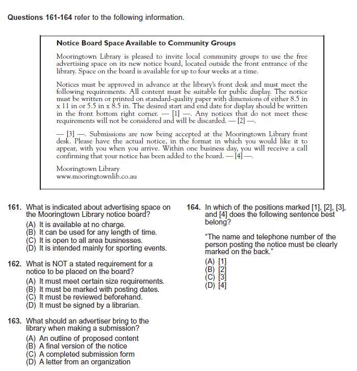  [TOEIC] Reading Part 7