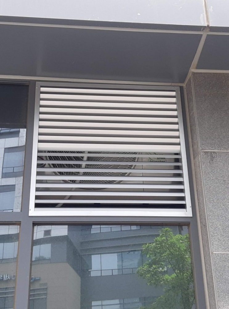  대성산업 닥트 / 에어컨 루바 시공