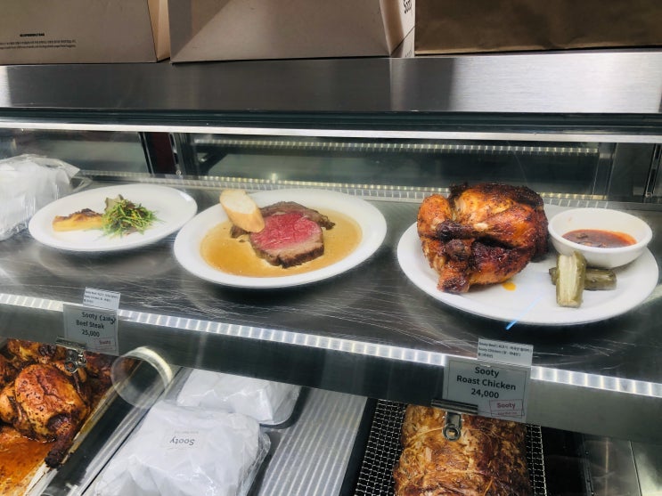  더 현대 서울 맛집 SOOTY(수티) 스테이크와 치킨맛집