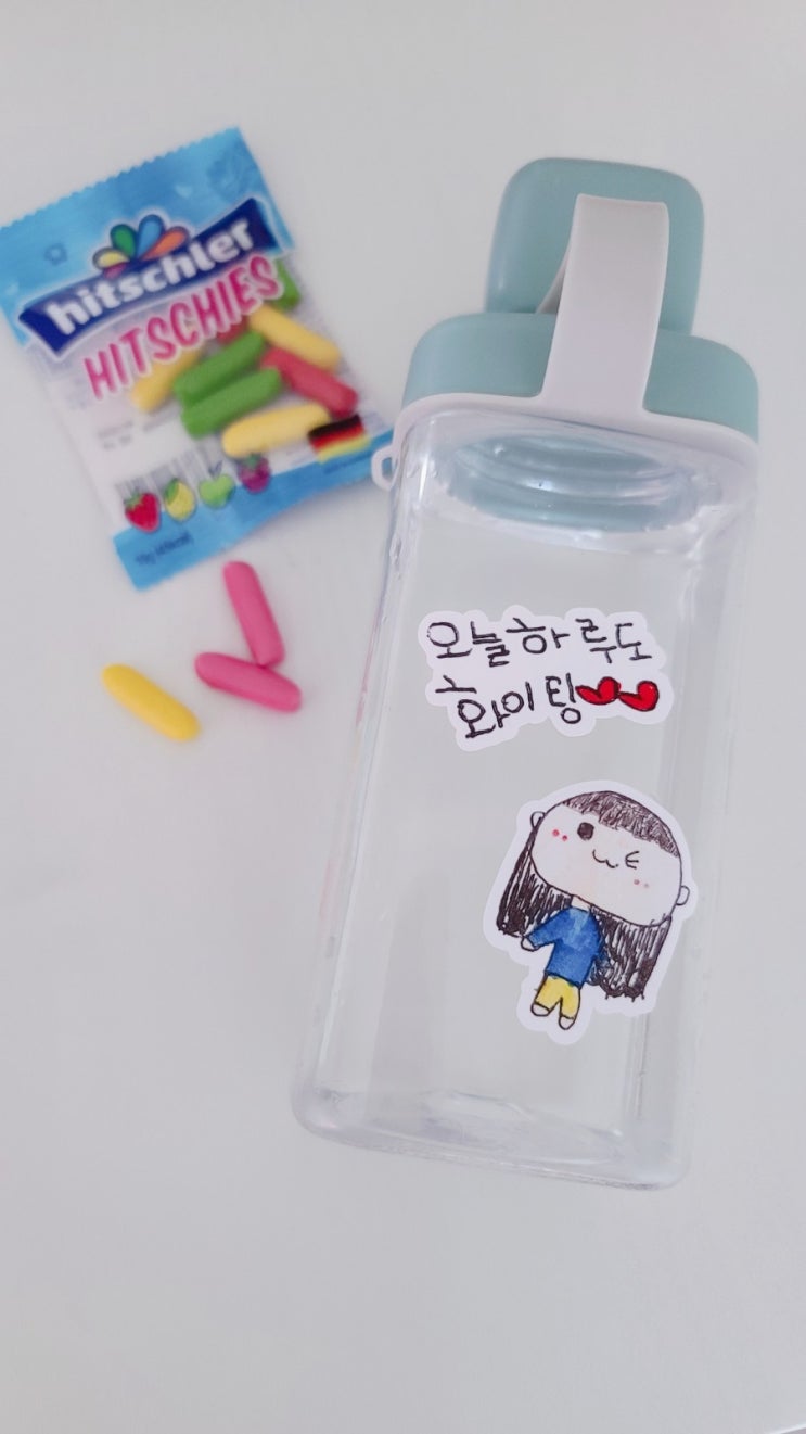 스티커제작 으로 깜짝선물 해줬어요(아이그림 으로 특별한스티커 만들어주세요)