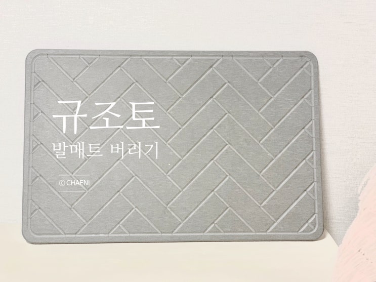  규조토 발매트 버리기 단점과 벌레 조심하세요