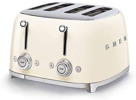 의외로 인기있는 Smeg Smeg TSF03SSUK Retro 4 슬라이스 토스터 4 개의 엑스트라 와이드 슬롯 6 개의 브라우닝 레벨 자동 팝업 탈착식 부스러기 트레이 재가열 및 의외로 인기있는 Smeg Smeg TSF03SSUK Retro 4 슬라이스 토스터 4 개의 엑스트라 와이드 슬롯 6 개의 브라우닝 레벨 자동 팝업 탈착식 부스러기 트레이 재가열 및