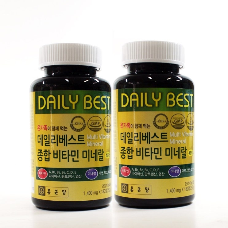 가성비갑 종근당 종합비타민미네랄 1400mgx180정x2병 12개월분, 2병 ··· 가성비갑 종근당 종합비타민미네랄 1400mgx180정x2병 12개월분, 2병 ···