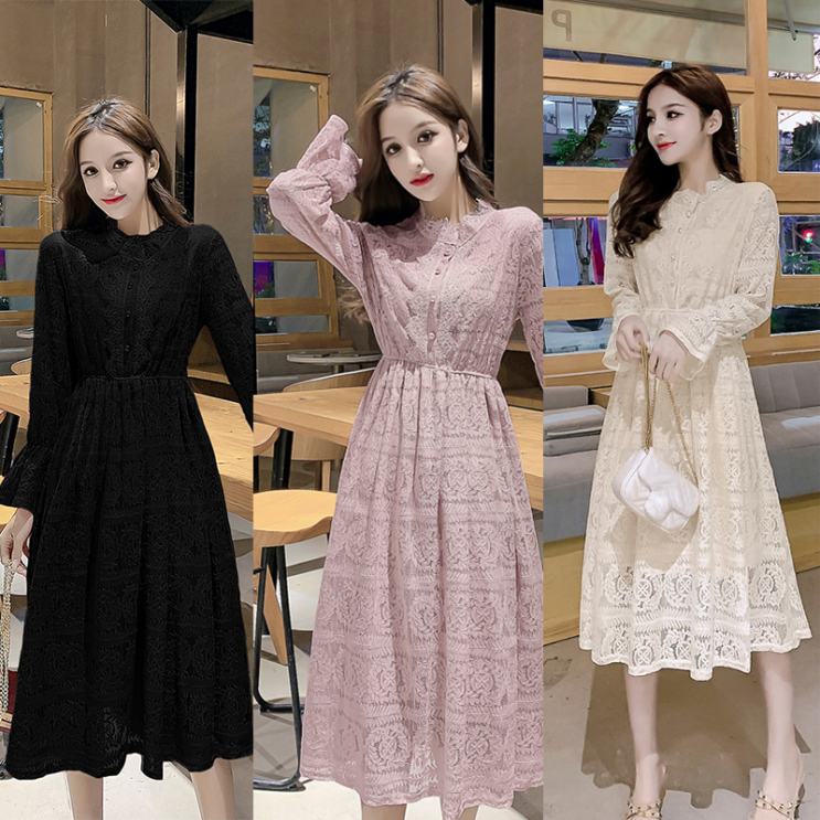 인기 많은 MOLY 여성 봄 레이스 긴팔 소녀 롱 원피스 J577 추천합니다 인기 많은 MOLY 여성 봄 레이스 긴팔 소녀 롱 원피스 J577 추천합니다