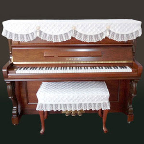 인지도 있는 오케이피아노 1단 레이스 피아노 덮개 의자 커버 맞춤세트 #250 ···