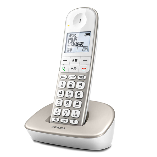 요즘 인기있는 필립스 디지털 무선 전화기 샴페인골드 XL490 ···