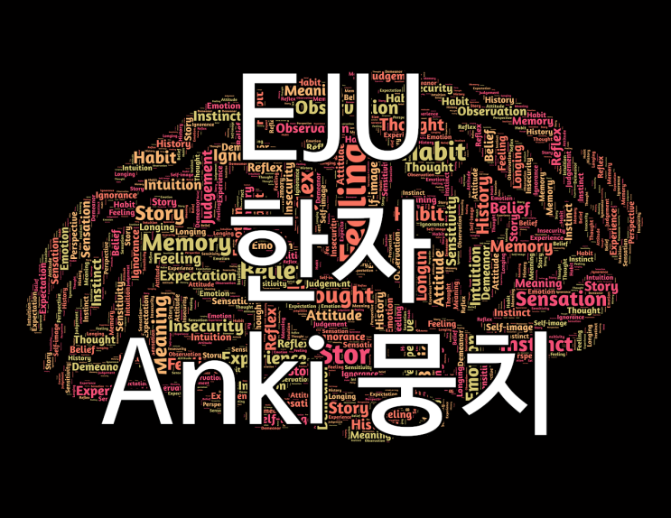  EJU 한자 Anki 뭉치 배포