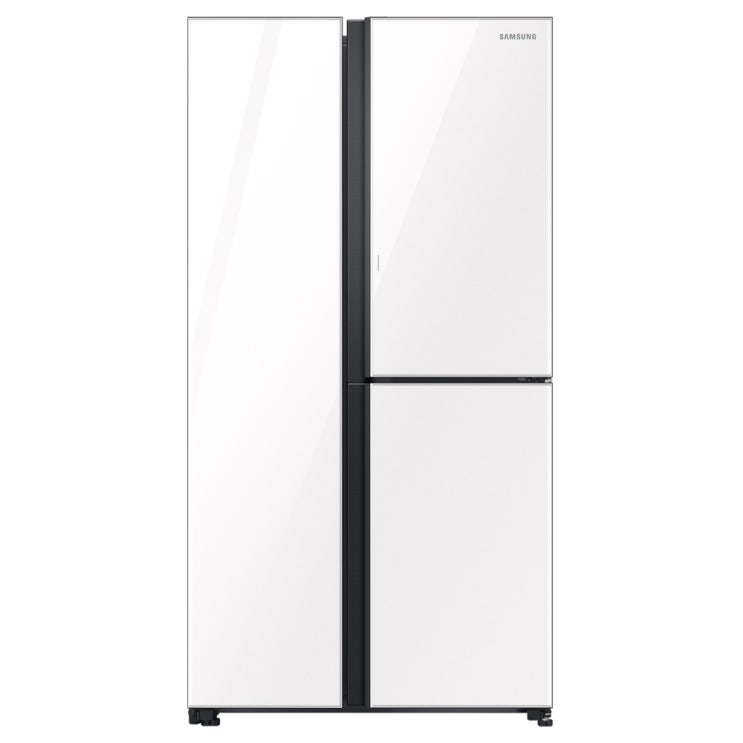 최근 많이 팔린 삼성전자 양문형 3도어 냉장고 모던화이트 RS84T507116 846L 방문설치 추천합니다