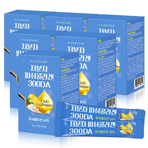 요즘 인기있는 클린케어 저분자 피쉬 콜라겐 300달톤 이너뷰티 어류 생선 먹는 펩타이드 가루, 2gx30포, 6박스 ··· 요즘 인기있는 클린케어 저분자 피쉬 콜라겐 300달톤 이너뷰티 어류 생선 먹는 펩타이드 가루, 2gx30포, 6박스 ···