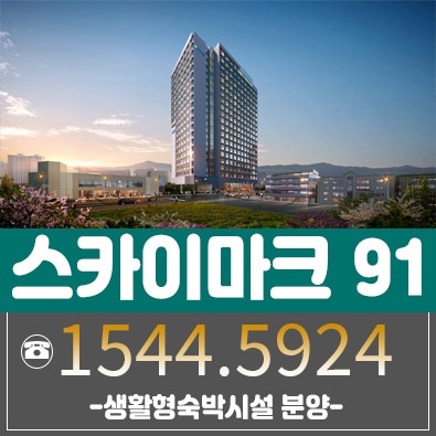 남양주 진접 장현 스카이마크91 레지던스 복층형 분양소식