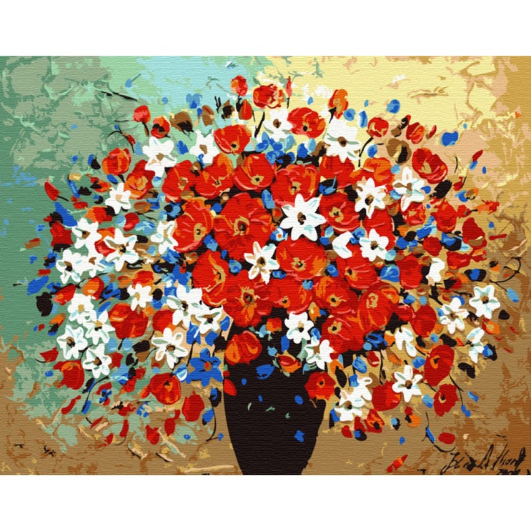 의외로 인기있는 아트조이 DIY 명화그리기 키트 가로형 50 x 40 cm, 화병의 꽃 추천해요