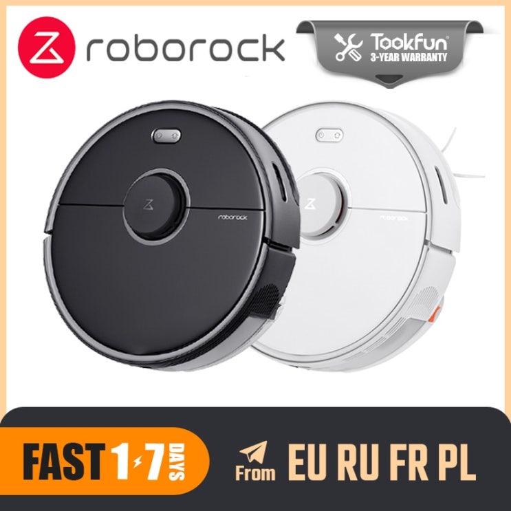 가성비갑 Roborock S5 Max 로봇 진공 청소기 스마트 스위핑 청소 S50 S55 홈 카펫 먼지 로봇 수집가의 전기 걸레 업그레이드|진공 청소기|, 1개, S5MAX Bla