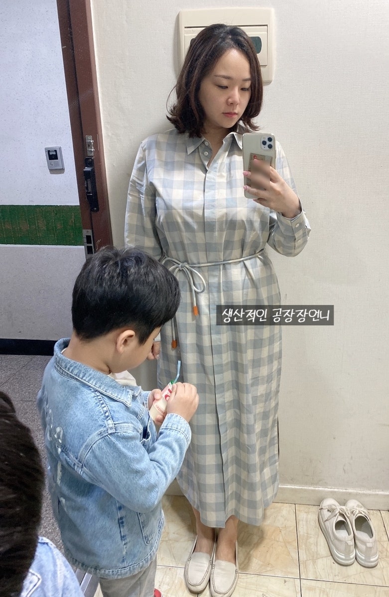 띠어리 원피스 추천~ 77사이즈도 넉넉하게 입을수 있어요