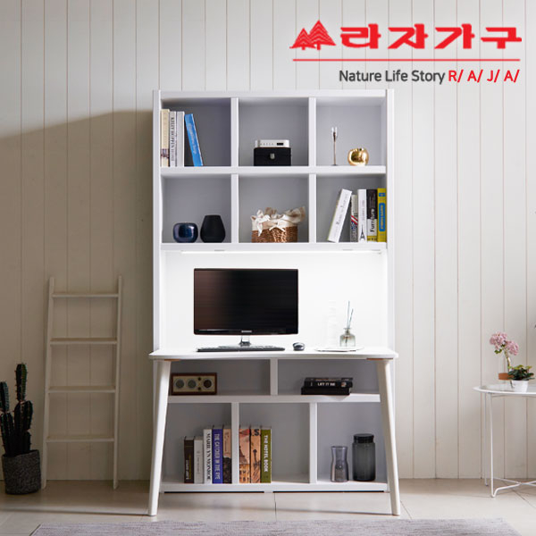가성비 좋은 라자가구 위드 디노 1200 LED 책장책상세트 jy025, 화이트 ··· 가성비 좋은 라자가구 위드 디노 1200 LED 책장책상세트 jy025, 화이트 ···