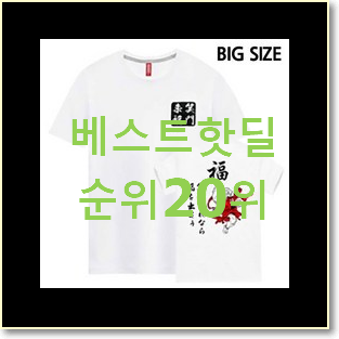  후기대박 티셔츠 아이템 BEST 성능 순위 20위