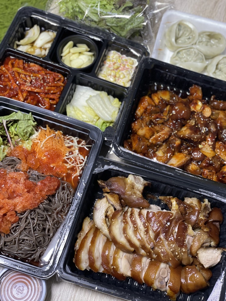  세류동족발맛집 이서방왕족발보쌈 수원본점 반반족발 포장후기