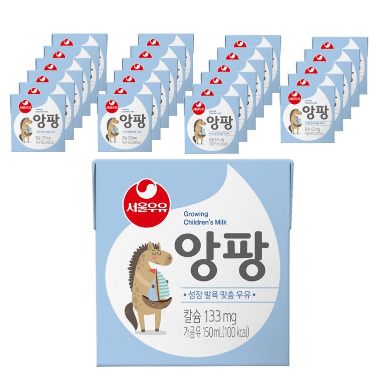 의외로 인기있는 서울우유 앙팡 멸균우유, 150ml, 24개 ···