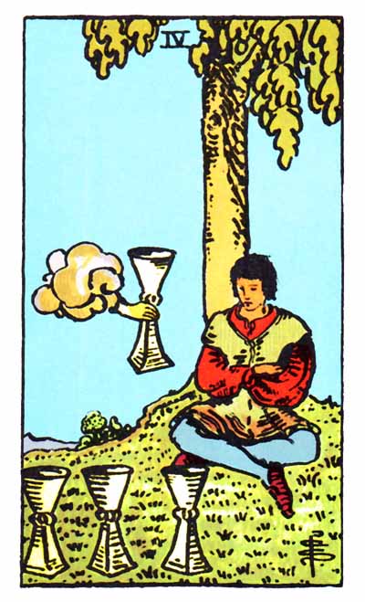  [타로카드 해석] 컵.4 (Four of Cups)