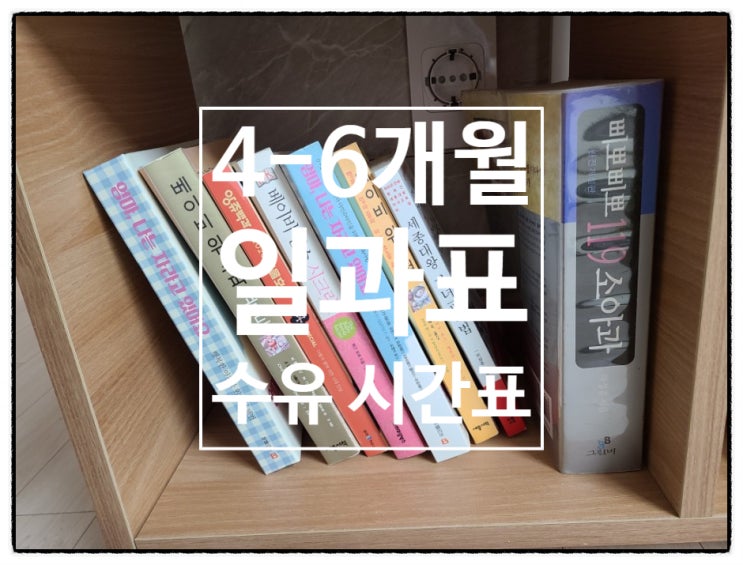  4-6개월 아기 일과표 공유 (수유,낮잠,밤잠 시간표)