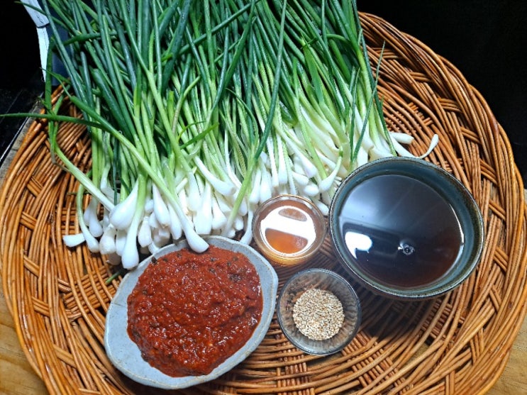  넋두리.  쪽파김치 매운맛 파김치 쉽게 담그는 방법