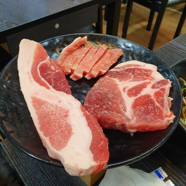  [먹거리 리뷰] 서울 가산디지털단지역 마루 생삼겹살, 목살, 항정살 무한리필 먹어본 후기