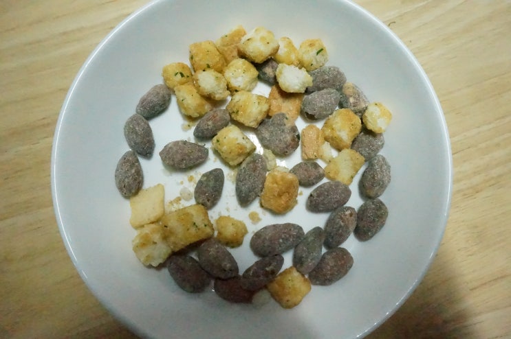  길림양행 바프 마늘빵아몬드 칼로리 맛후기