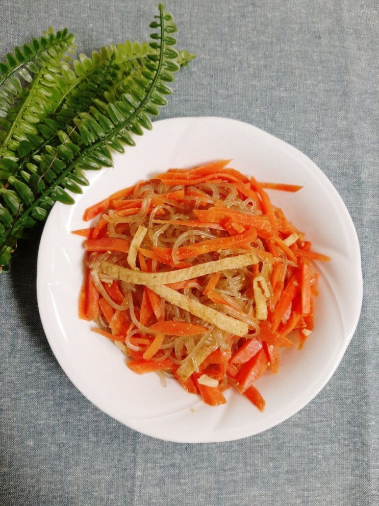  야채 잡채 황금레시피 잡채재료 걱정하지 말아요~