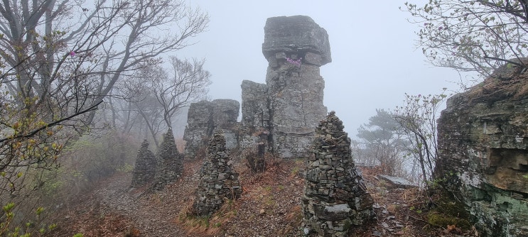 우중 트레킹!!! 고성 연화산