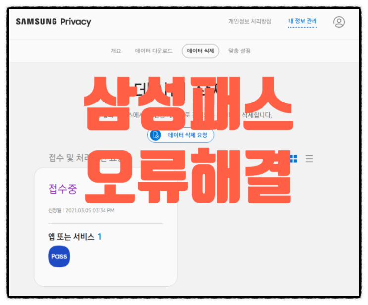  [삼성패스 오류] samsung pass를 일시적으로 사용할 수 없습니다. 나중에 다시 해보세요 (255) 에러