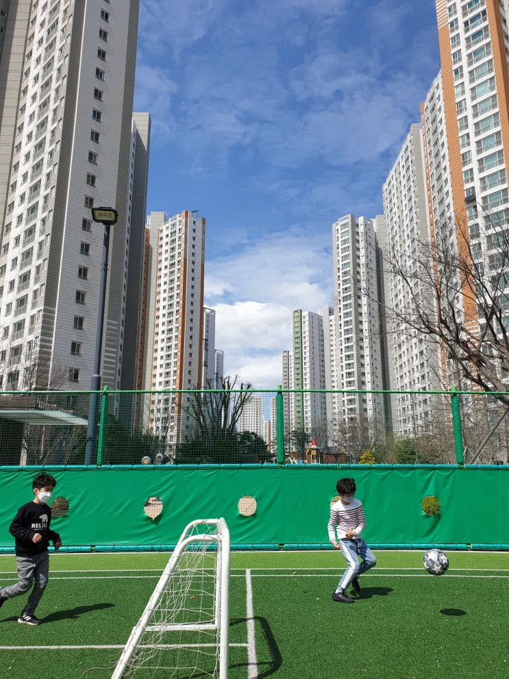  [운동일기]4일차_오늘은 헬스장 휴무라 아들과 축구했어요