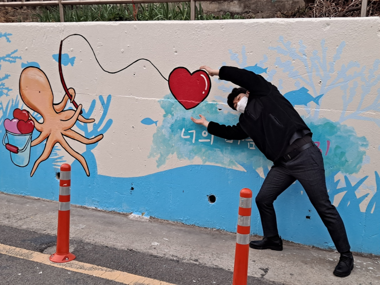  통영 벽화마을, 동피랑에서