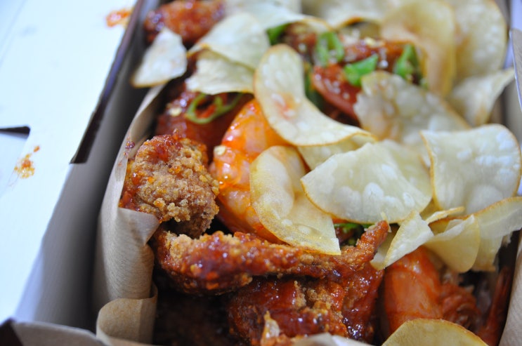  기흥구맛집 바른치킨 용인영덕점, 대새레드치킨이 대세라며?