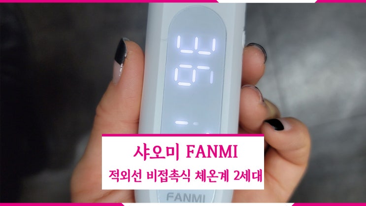 샤오미 FANMI 적외선 비접촉식 체온계 2세대 3개월 사용후기