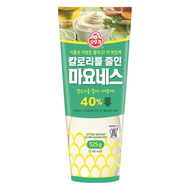 요즘 인기있는 오뚜기 칼로리를 줄인 마요네스, 525g, 1개 ···