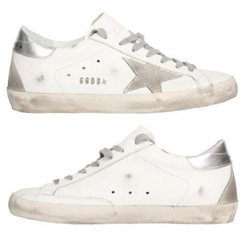 선호도 좋은 [Golden Goose][팹스타일] 20FW 골든구스 슈퍼스타 메탈레터링 화이트 실버탭 (남성) GMF00102 F000317 10273 ···