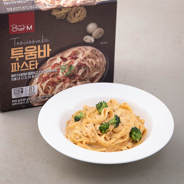 핵가성비 좋은 쉐프엠 투움바파스타, 230g, 4개 좋아요 핵가성비 좋은 쉐프엠 투움바파스타, 230g, 4개 좋아요