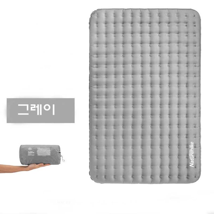 선택고민 해결 네이처하이크 naturehike NH TPU 2인용 에어매트리스 가정용 야외캠핑장 매트리스 방습매트 캠핑매트, 그레이 추천해요 선택고민 해결 네이처하이크 naturehike NH TPU 2인용 에어매트리스 가정용 야외캠핑장 매트리스 방습매트 캠핑매트, 그레이 추천해요