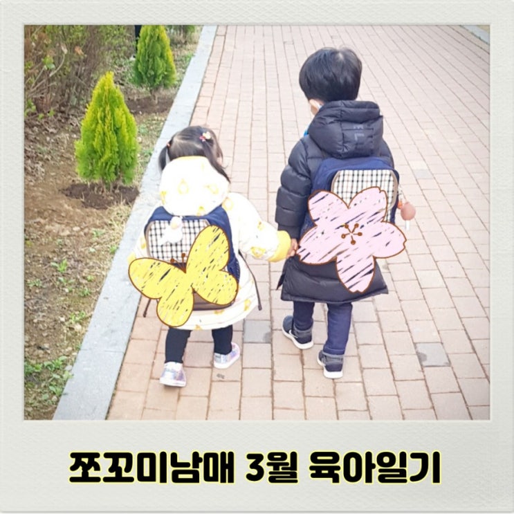  쪼꼬미남매 3월 육아일기 39개월 19개월 아기 육아일상