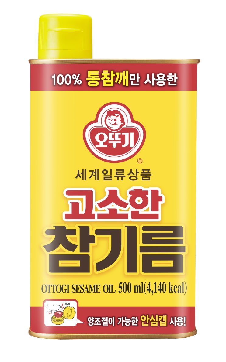 당신만 모르는 오뚜기 고소한 참기름 캔, 500ml, 1개 추천합니다