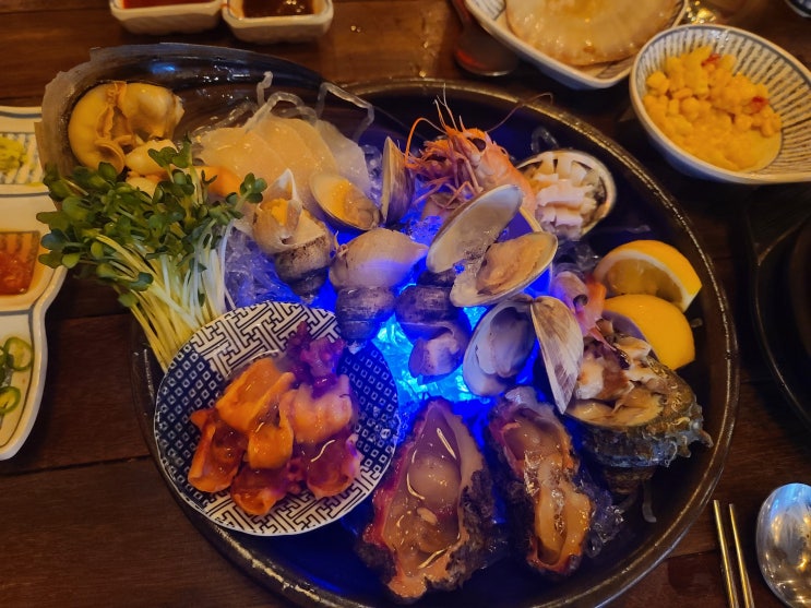 영등포구청역 맛집 해물포차모냥 모듬회소주한잔