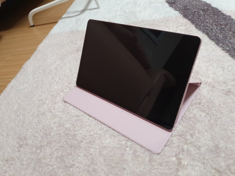 삼성전자 갤럭시 탭 S6 LITE 북커버 케이스 / 핑크