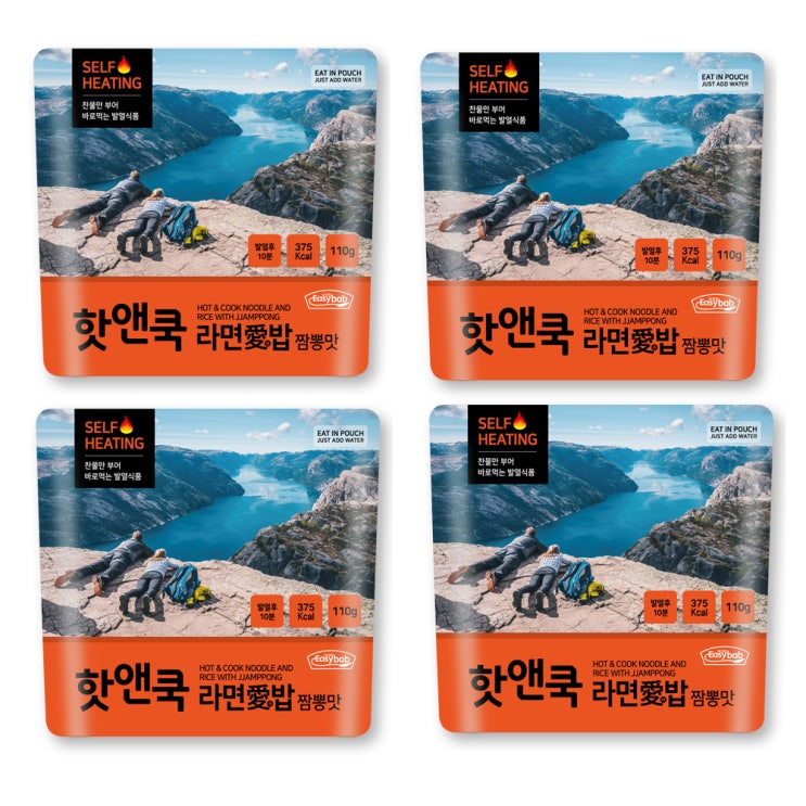 인기있는 이지밥 핫앤쿡 라면애밥 짬뽕맛, 110g, 4개 추천합니다